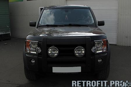 Land Rover Discovery (2004-2009) — установка ДХО Philips