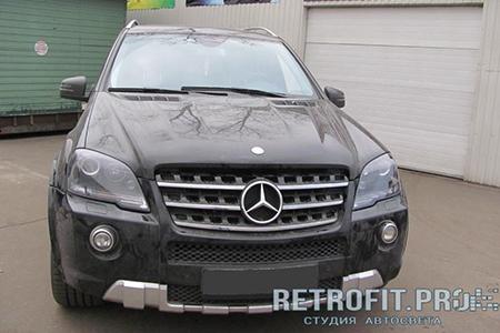 Mercedes-Benz ML (2008-2011) (W164) — покраска фар