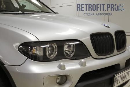 BMW X5 I (E53) Рестайлинг (2003-2006) — замена линз, полировка, бронирование, покраска