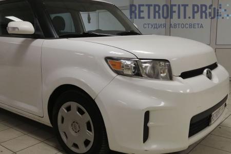 Scion xB II (2007-2010) — замена линз на bi-led + устранение запотевания