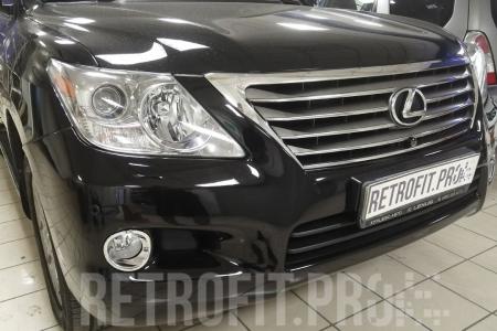 Lexus LX III (2007-2012) — замена линз на bi-led модули