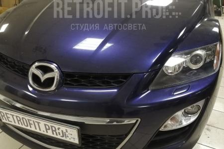 Mazda CX-7 (2006-2012) — замена линз на Bi-Led