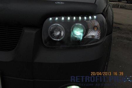Ford Escape (2004-2007) — LED ремонт аналоговых фар