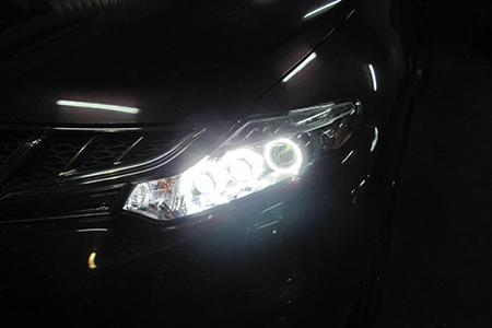 Nissan Murano (2010-2015) — установка Angel Eyes