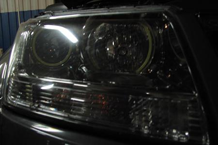 Suzuki Grand Vitara (2005-2015) — установка Angel Eyes (ver.1)