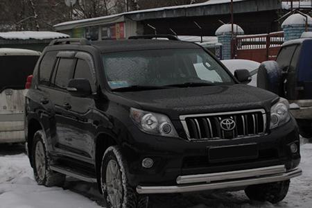 Toyota Land Cruiser Prado (2009-2013) (150) — установка Angel Eyes