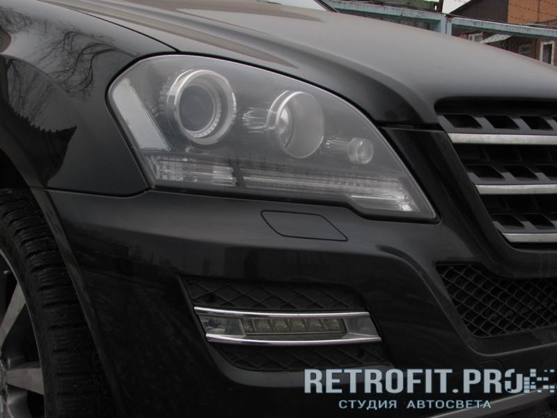 Mercedes ML164 AMG Восстановление фар