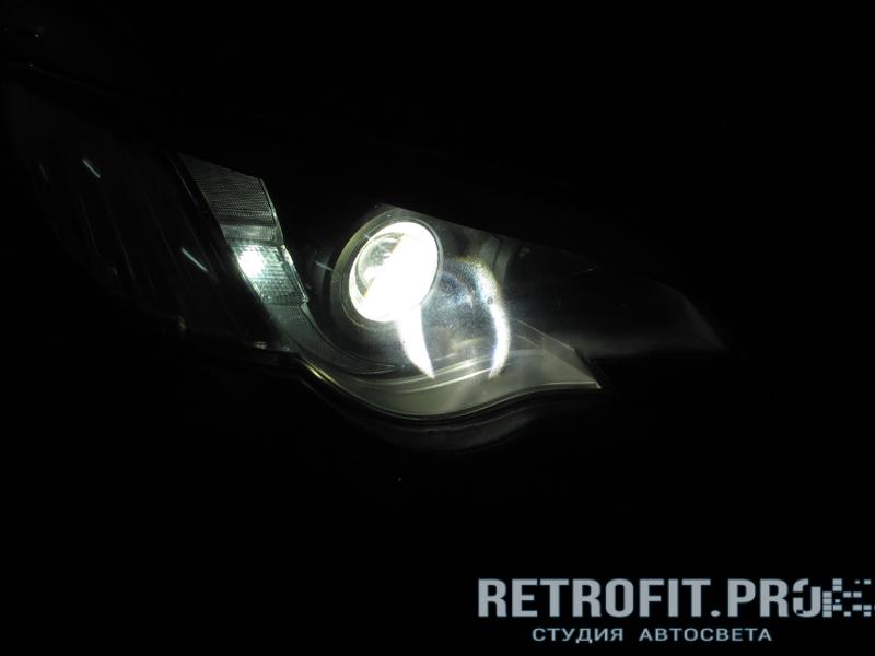 Subaru Legasy Чернение и установка светодиодных ламп габаритов