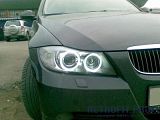 Белая подсветка глазок на BMW