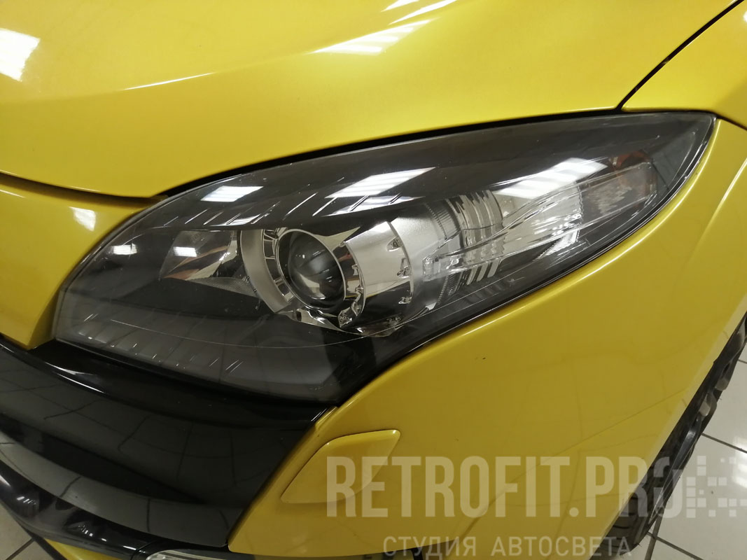 Renault Megane RS III (2011-2016) – Замена линз на Hella 3R